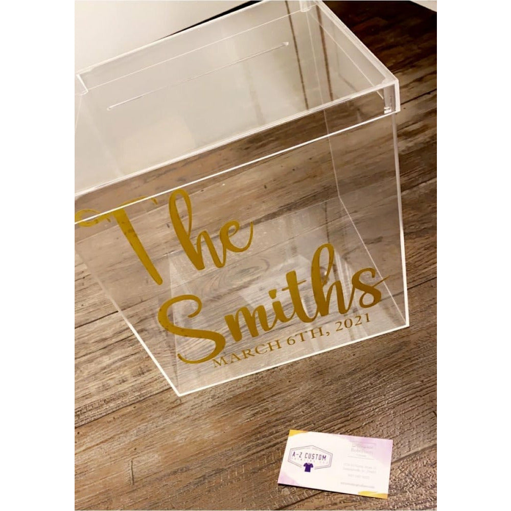 Custom Wedding Card Box