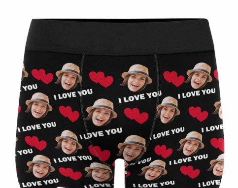 Custom Valentine's Day Boxers