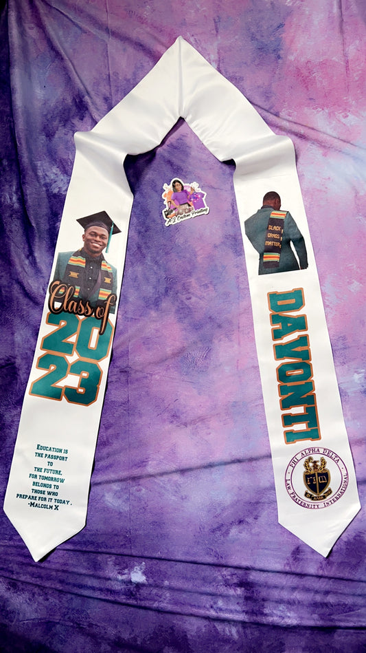 Custom Graduation Stole