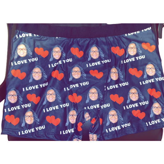 Custom Valentine's Day Boxers