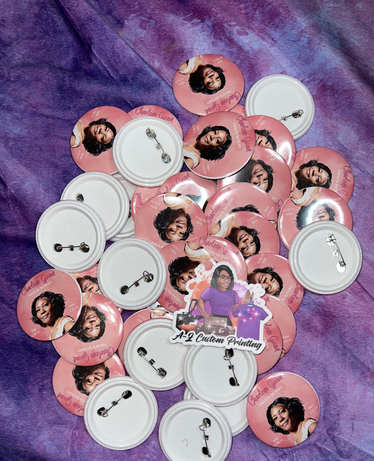 Custom Buttons – A-Z Custom Printing LLC